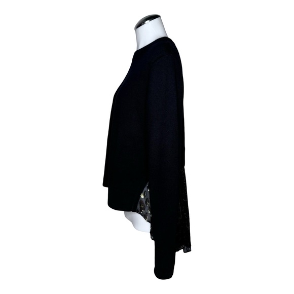 $375 NWT VERONICA BEARD Concord Sweater Sz L Black - Picture 5 of 11
